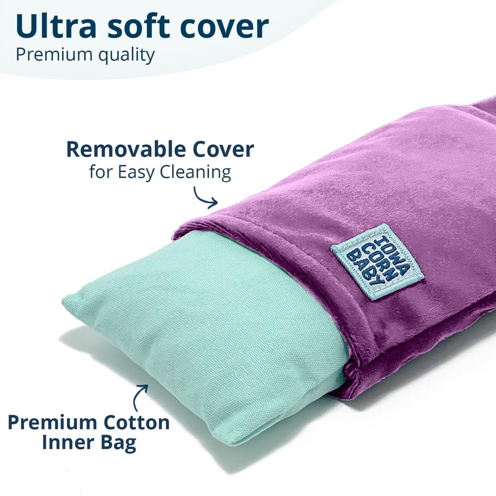 Mini - Microwavable Heating Pad & Reusable Cold Pack - Weighted Heating Pad f...