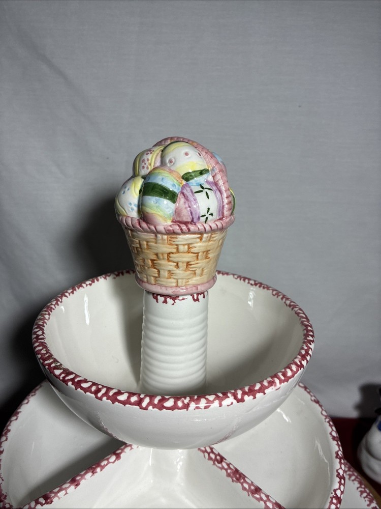 Condiment Snack Server Tray Divided Centerpiece Holiday Server
