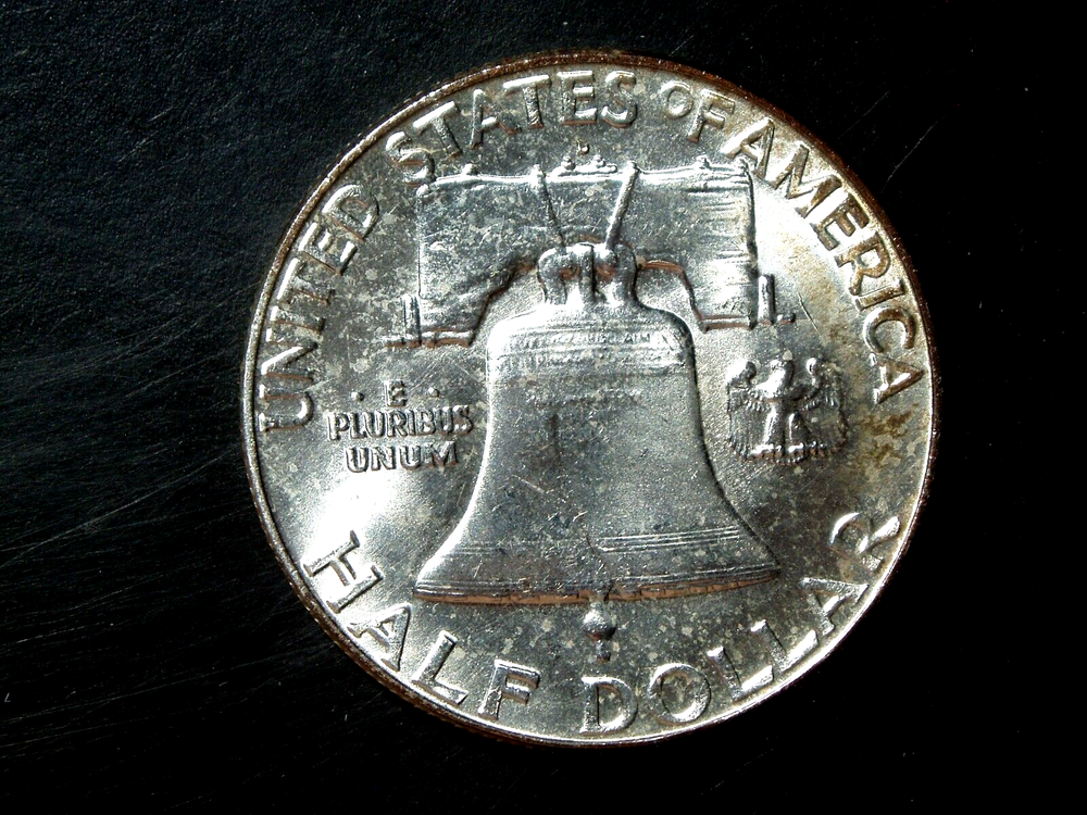 1963-D UNC FRANKLIN HALF DOLLAR #5