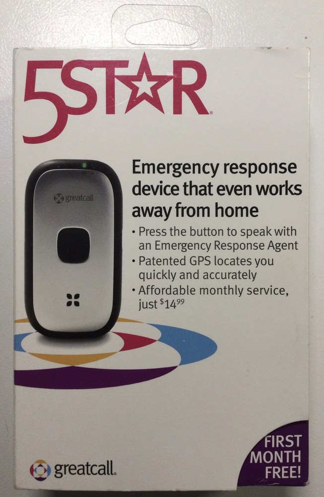 Greatcall 5Star Emergency Response Device - New in Package