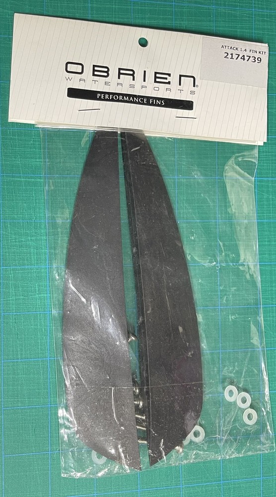 New O'Brien Attack 1.4 Wakeboard Fin Kit