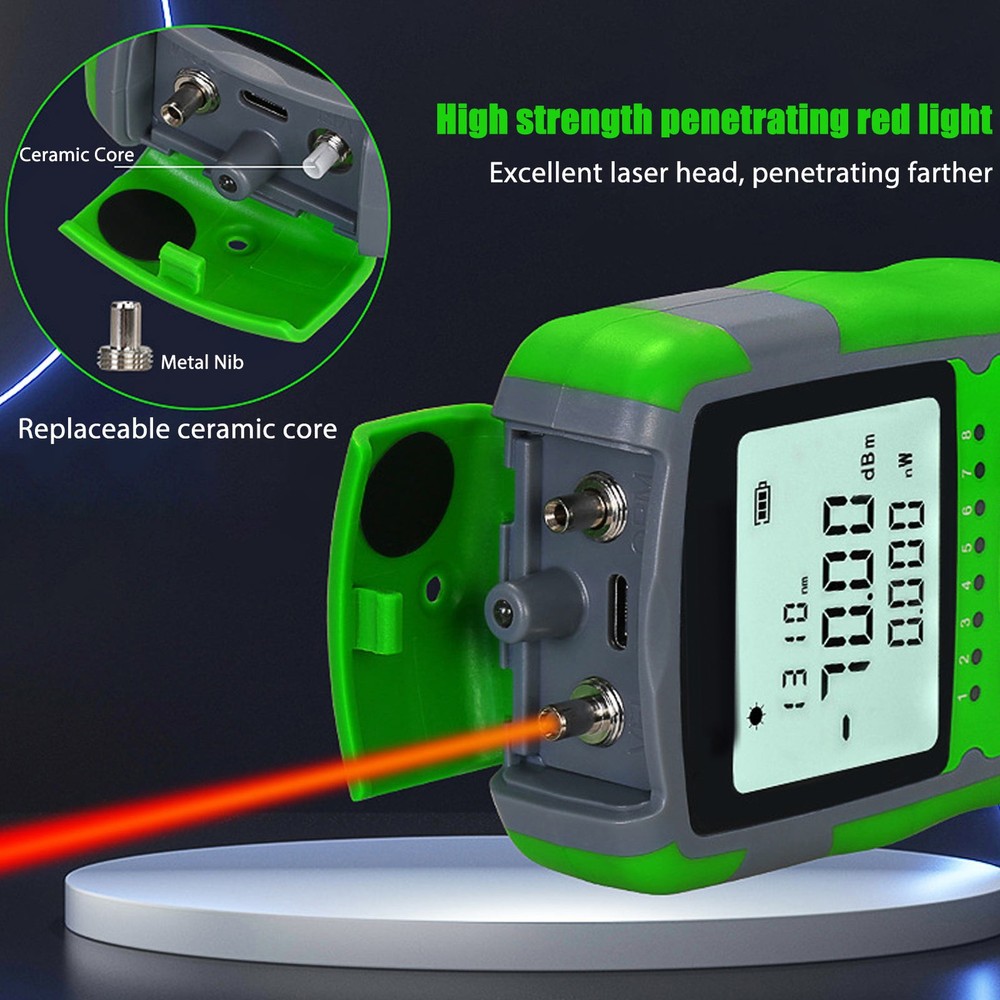 Mini Multifunctional Optical Power Meter For Fiber Optic Testing Trending❀