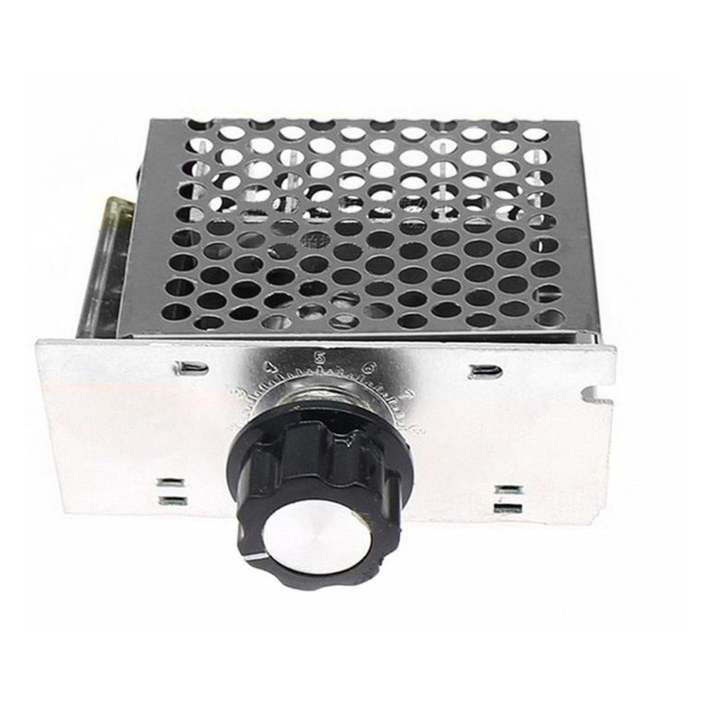 4000W Electronic Voltage Regulator Dimming Speed Temp Regulation Control Switch