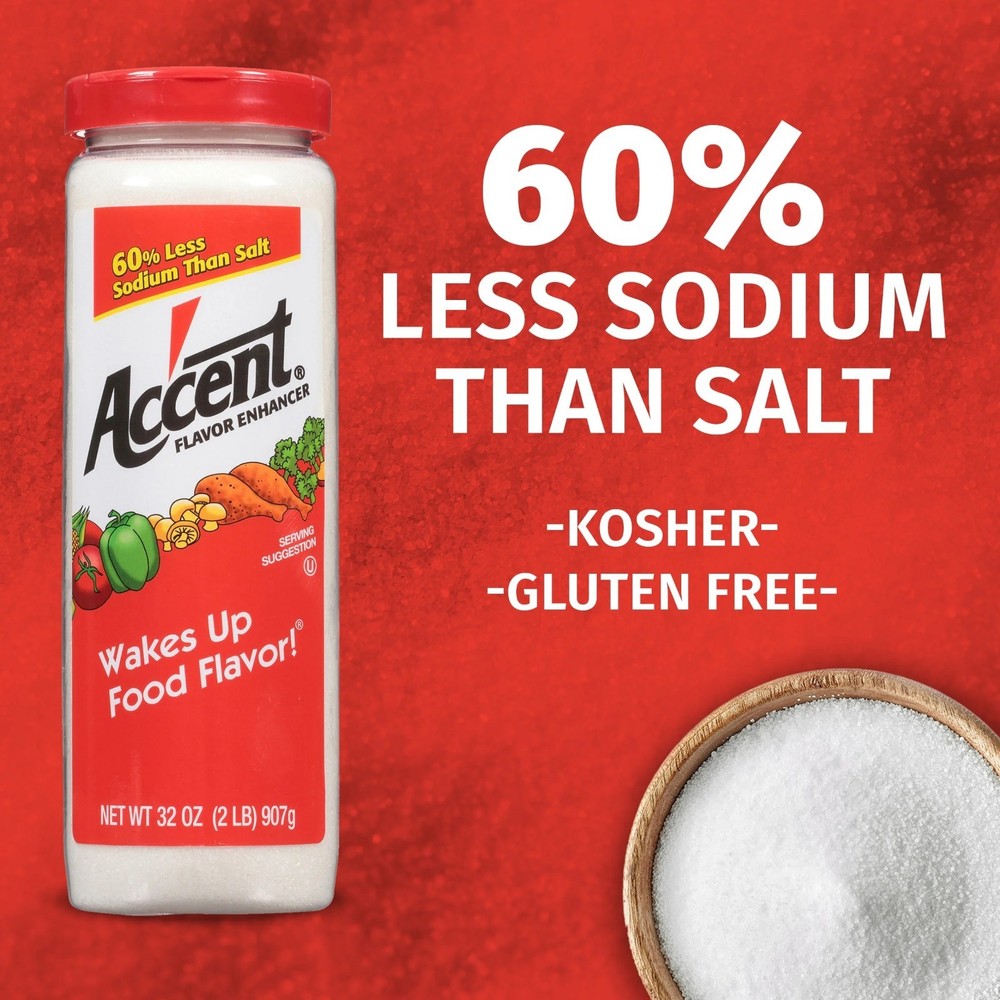 Ac'cent Flavor Enhancer MSG, Kosher, 32 oz