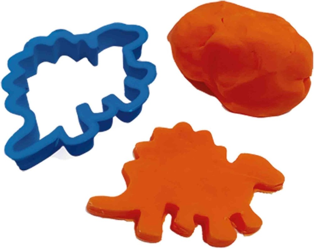 SES Creative 00887 Dough Cutters-Dinos, Various