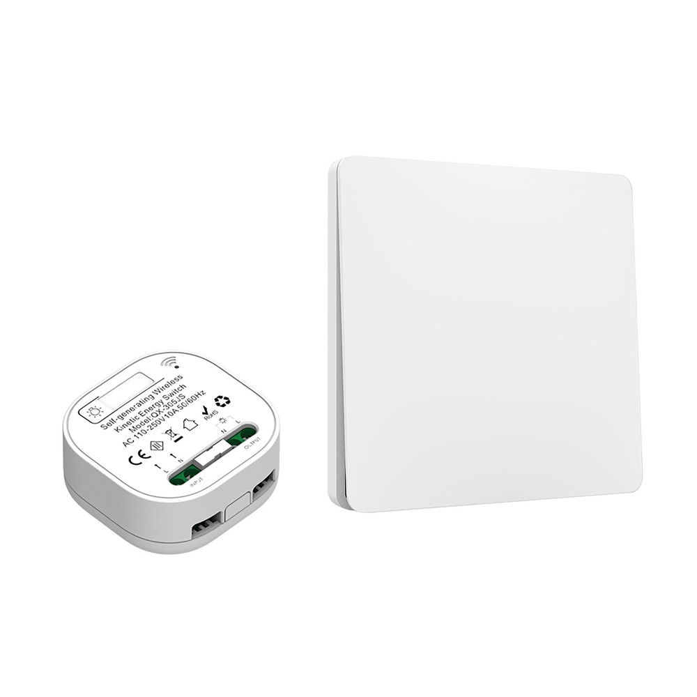 Brand New Wireless Remote Control Kinetic Self-powered No Battery Wall Panel