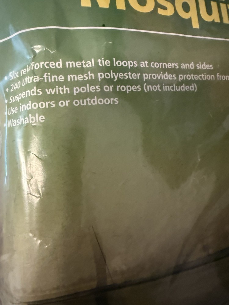 Coghlan's Rectangular Mosquito Net Polyester, 32x78x59 Inches