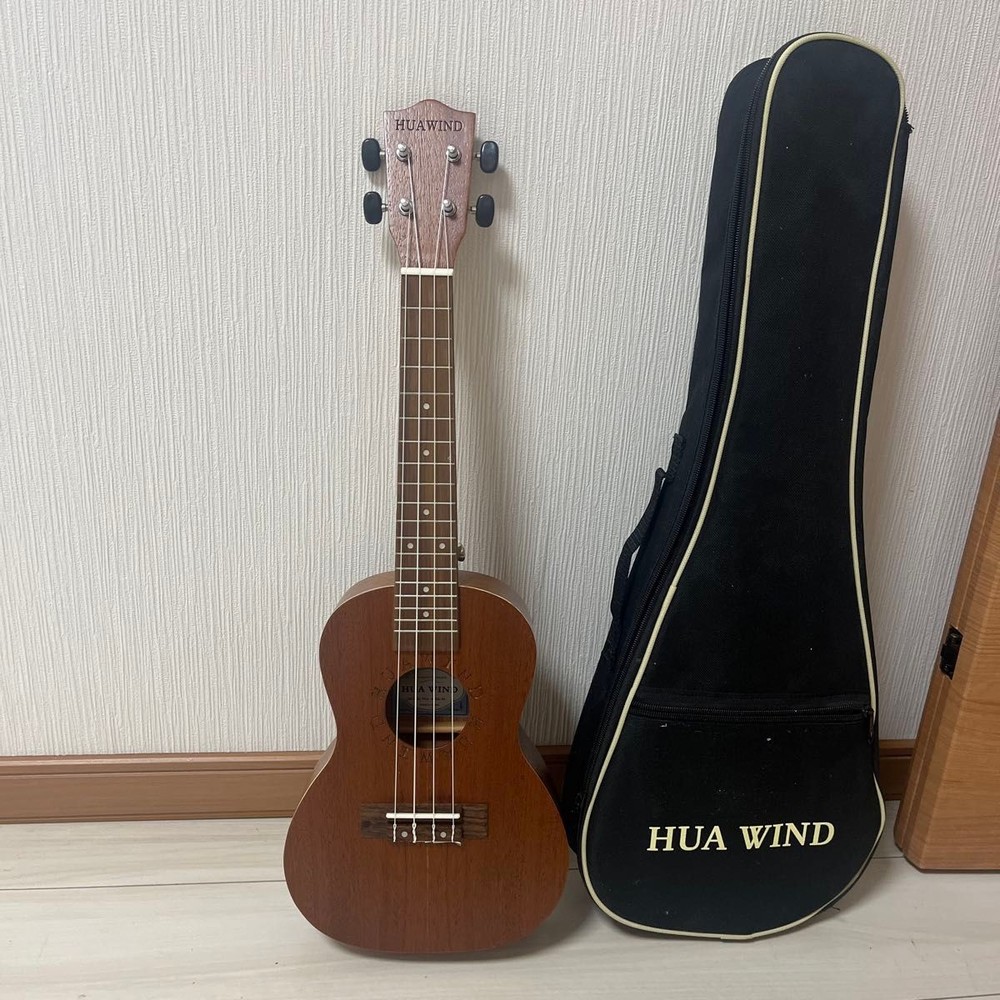 HUA WIND ukulele with case