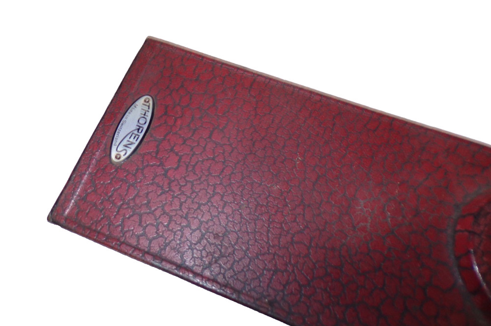 THORENS ECELDA PORTABLE DISC RED CASE TOP
