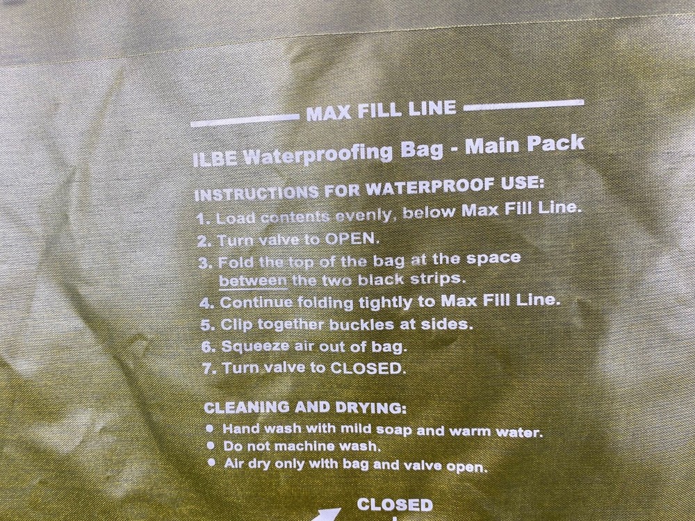 USMC Mac Sack Dry Bag, Waterproof 75 ltr