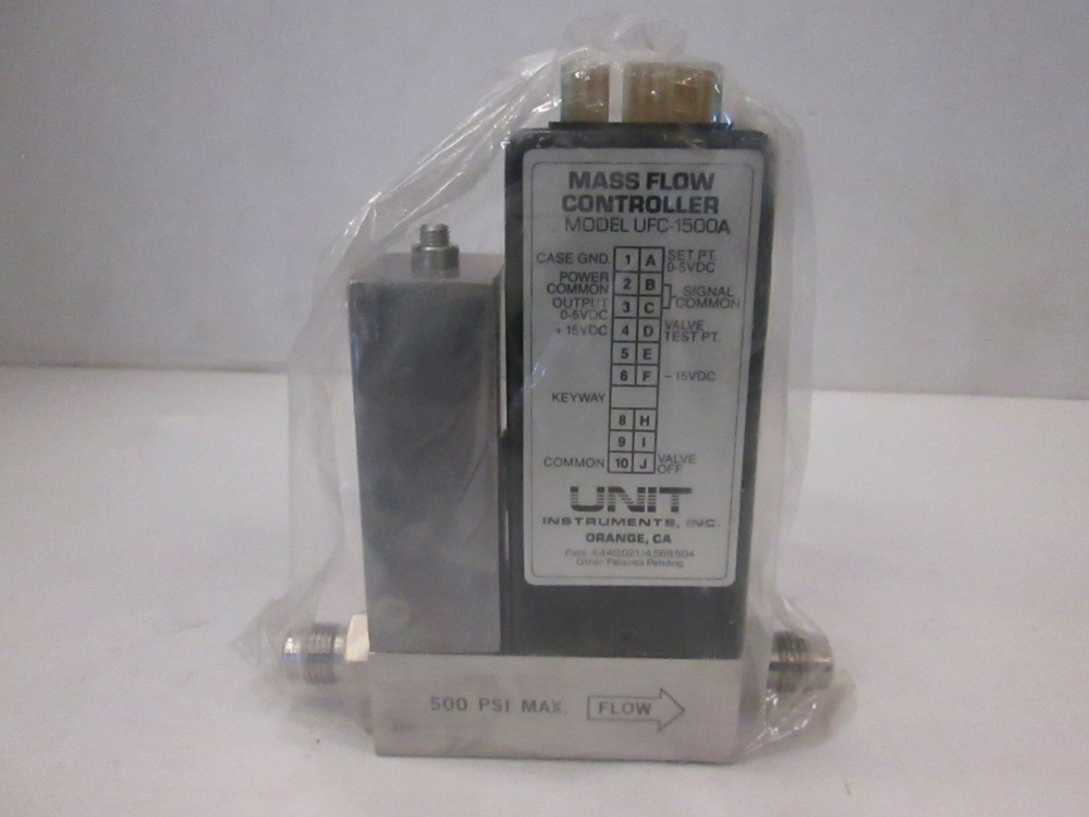 Unit UFC-1500A, Mass Flow Controller, 5 SLPM, O2, Used