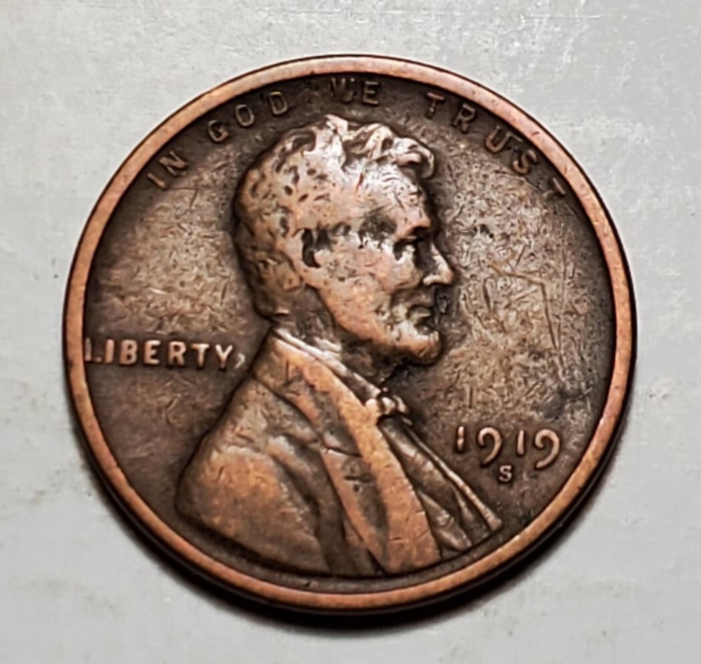 1919 S LINCOLN WHEAT PENNY #C4269