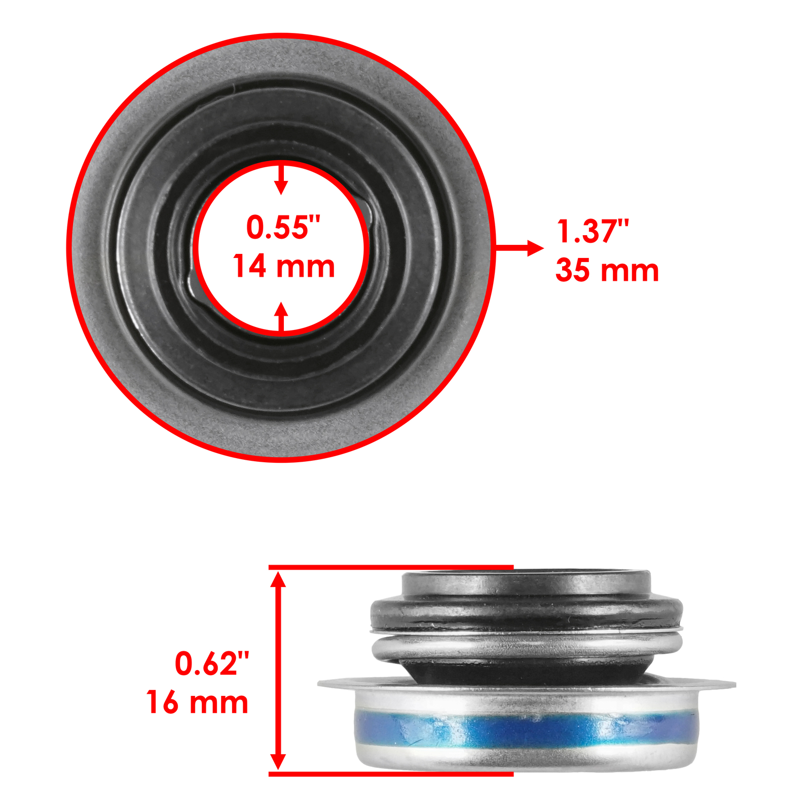 Caltric Water Pump Kit For Yamaha Kodiak 450 YFM450 2003-2006 2018-2024