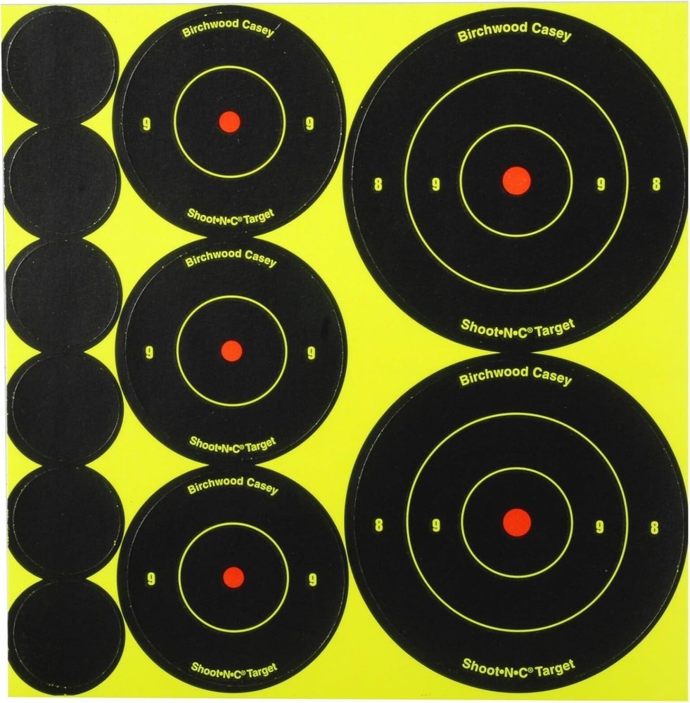 Pack Reactive Targets - Highly Visible Instant Feedback Self-Adhesive Shootin...