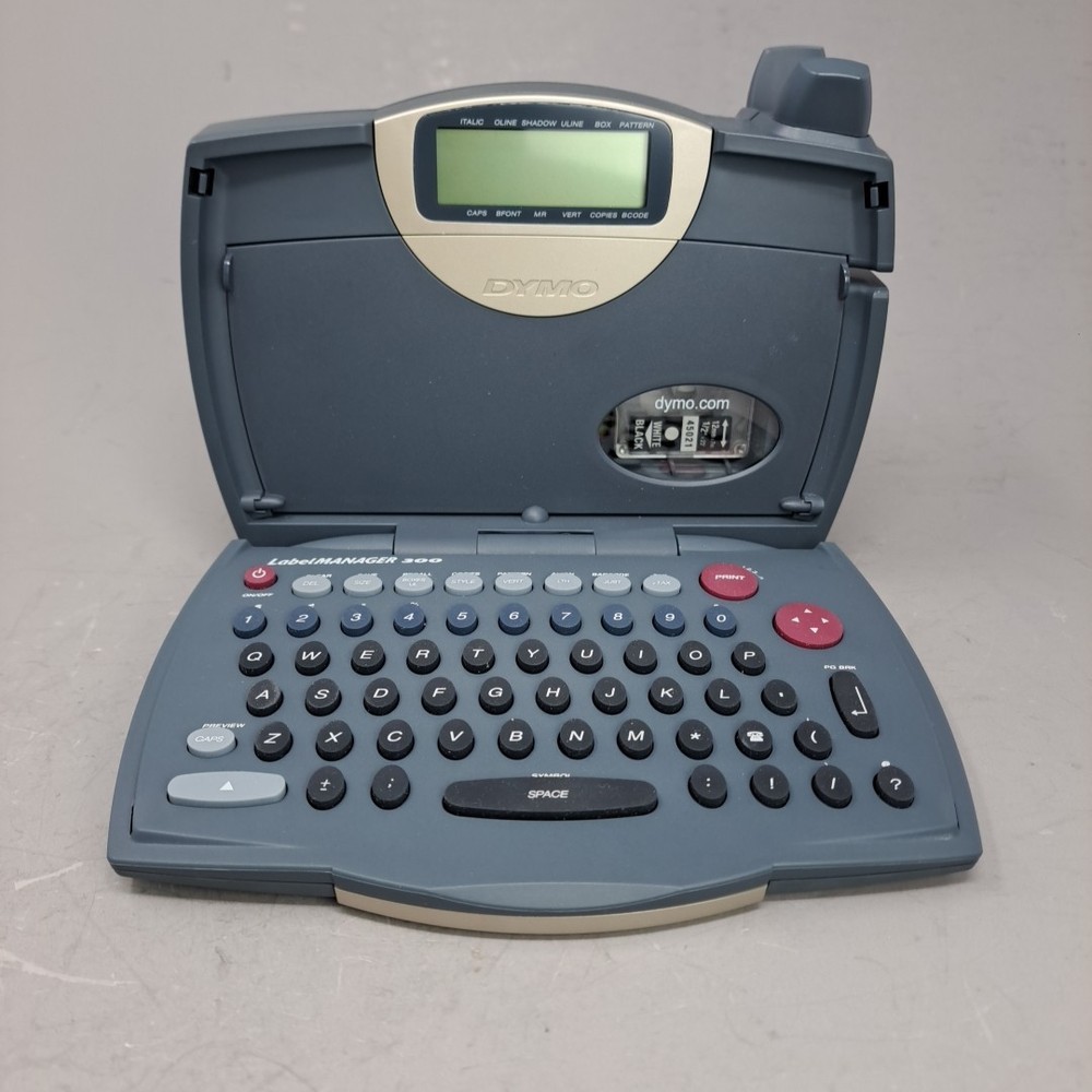 Label Printer DYMO LM300 Handheld Label Printer D1 Tape System Tested w/ Labels