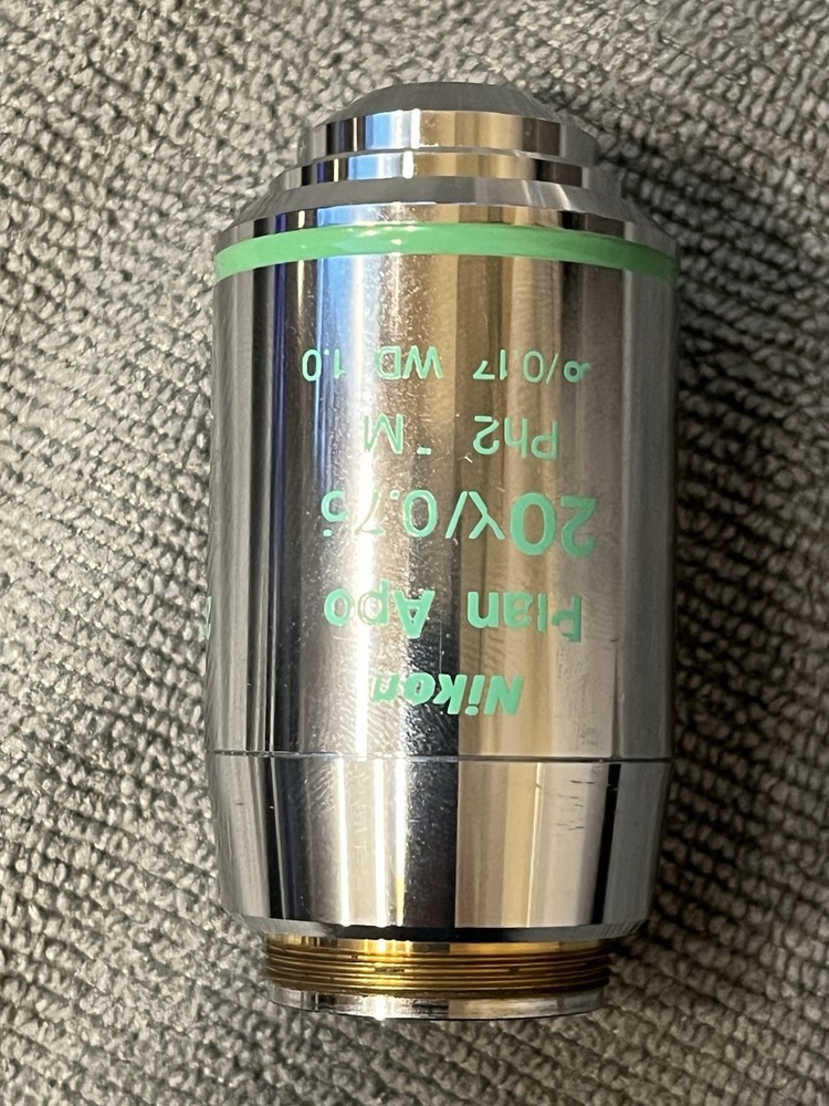 Nikon Microscope Objective Plan Apo 20x Ph2 DM Phase Contrast