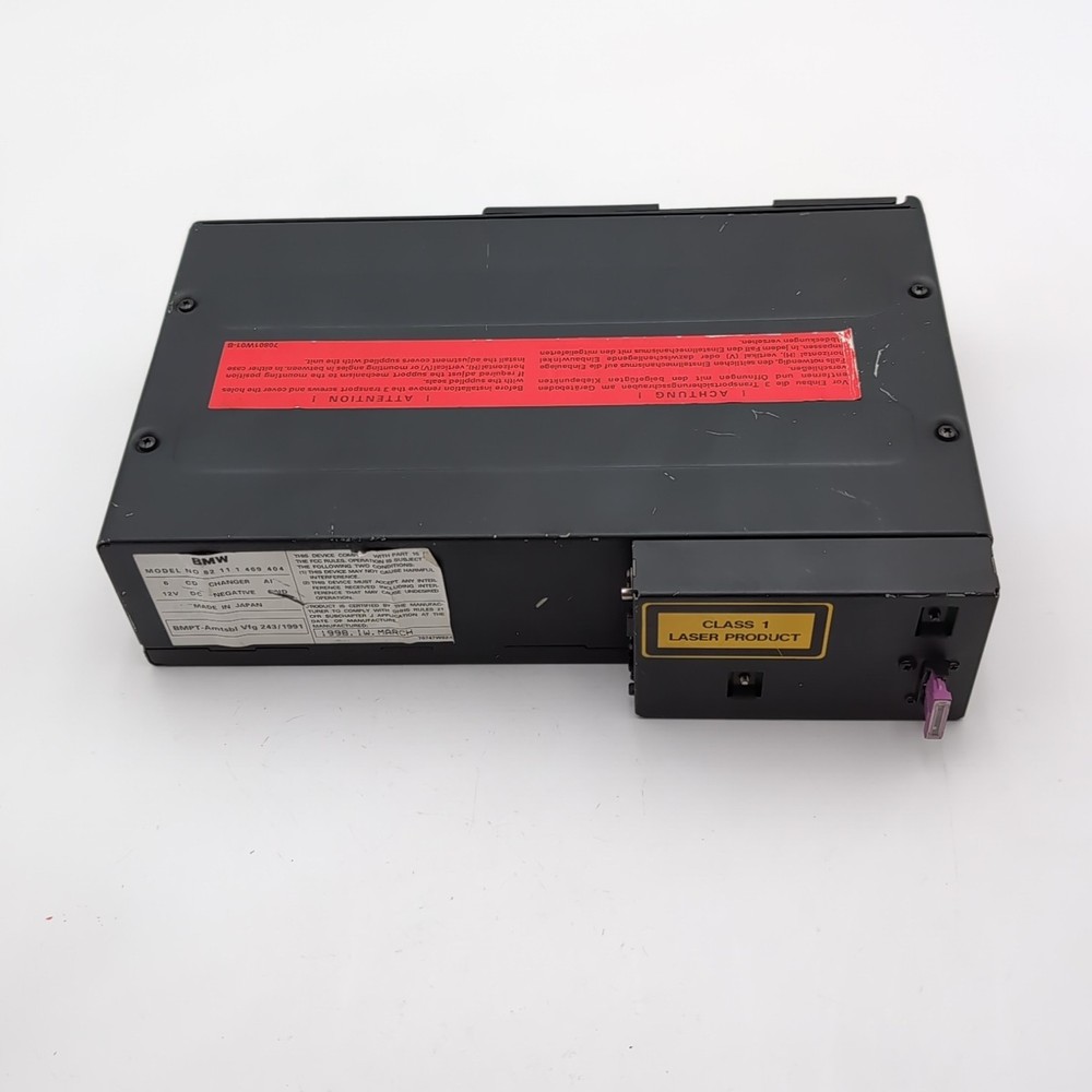 1995 - 2003 BMW 540i E39 6 Disc Insert CD Changer Player Unit 1469404