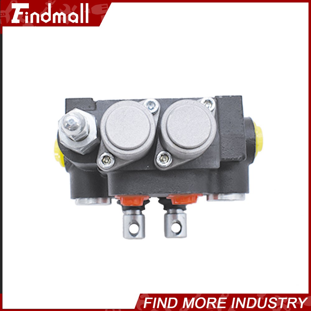 Findmall 2 Spool Hydraulic Control Valve Double Acting 13 GPM +Conversion Plug