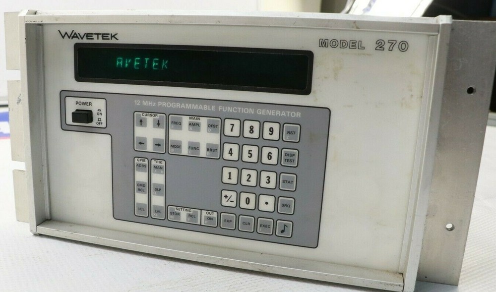 WAVETEK 270 12MHZ PROGRAMMABLE FUNCTION GENERATOR