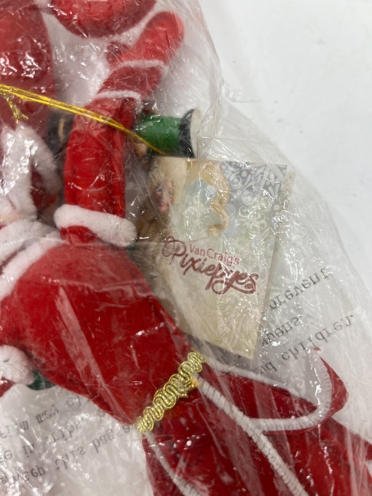 Kurt Adler Retired 2011 Pixie Pies Jazzy Jester Holding a Nutcracker T0857