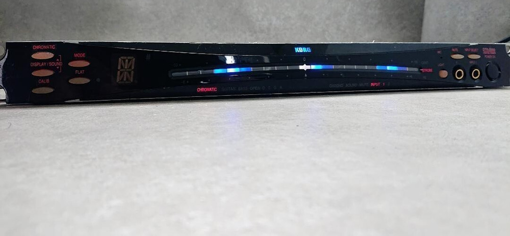 Korg DTR-2000 Rack Mount Chromatic Digital Tuner with Power Cable