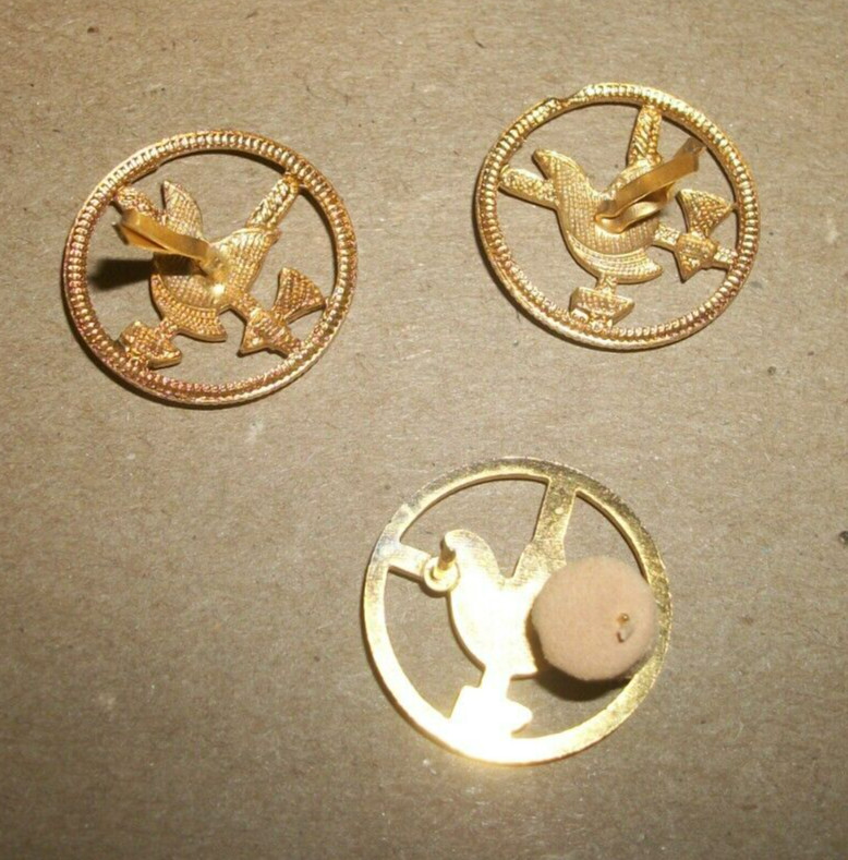 European Firefighter Collar Pin Lot