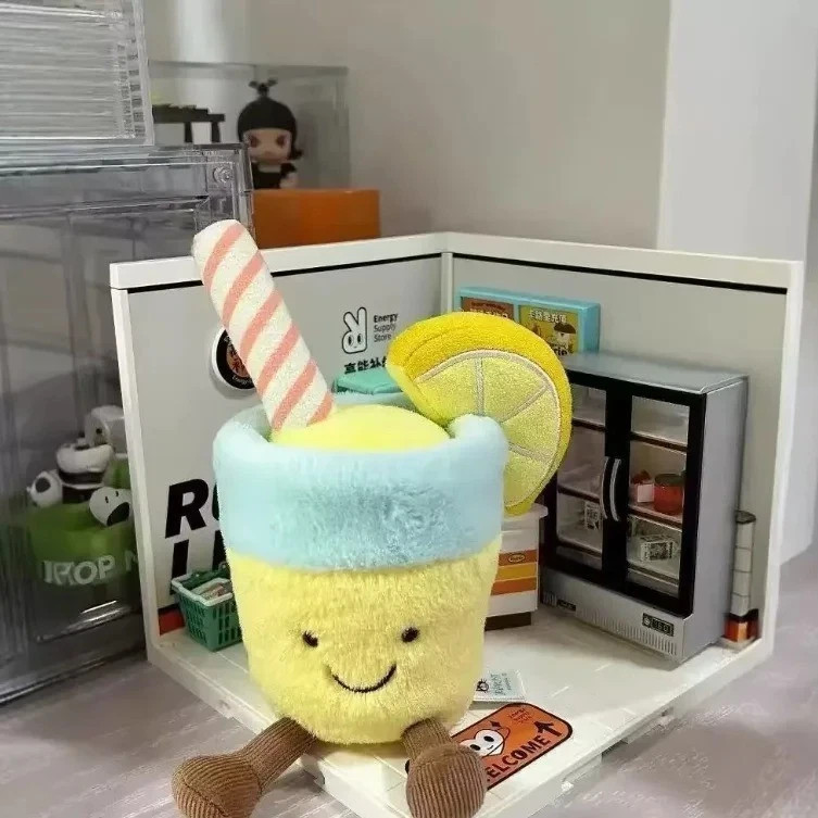 Jellycat Amuseables Lemonade Plush – Rare Food Collection 2025 Summer Drink NWT