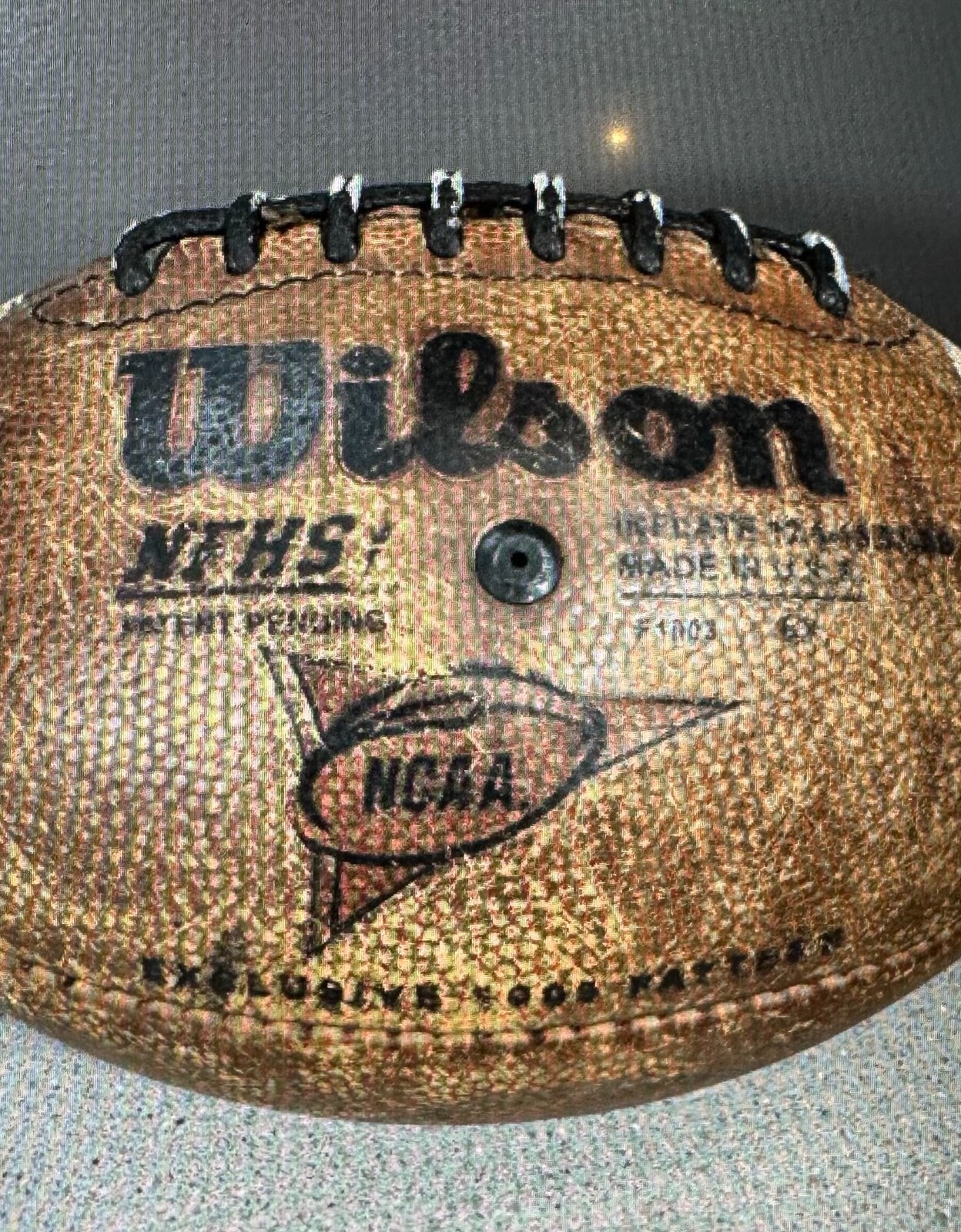 GST FOOTBALL LACING 1 Black Suede inner lace 27” 1 Black Pebbled outer lace 33