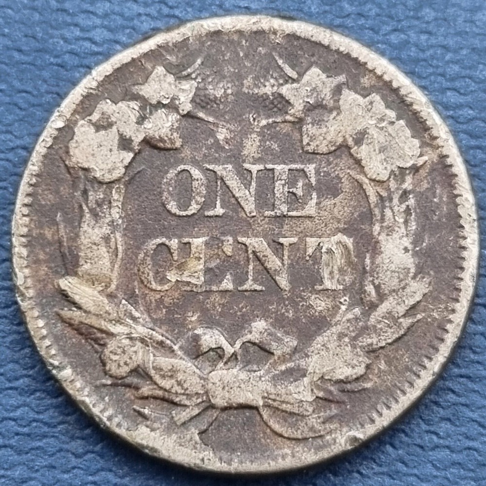 1857 Flying Eagle Cent 1c Circulated #53944