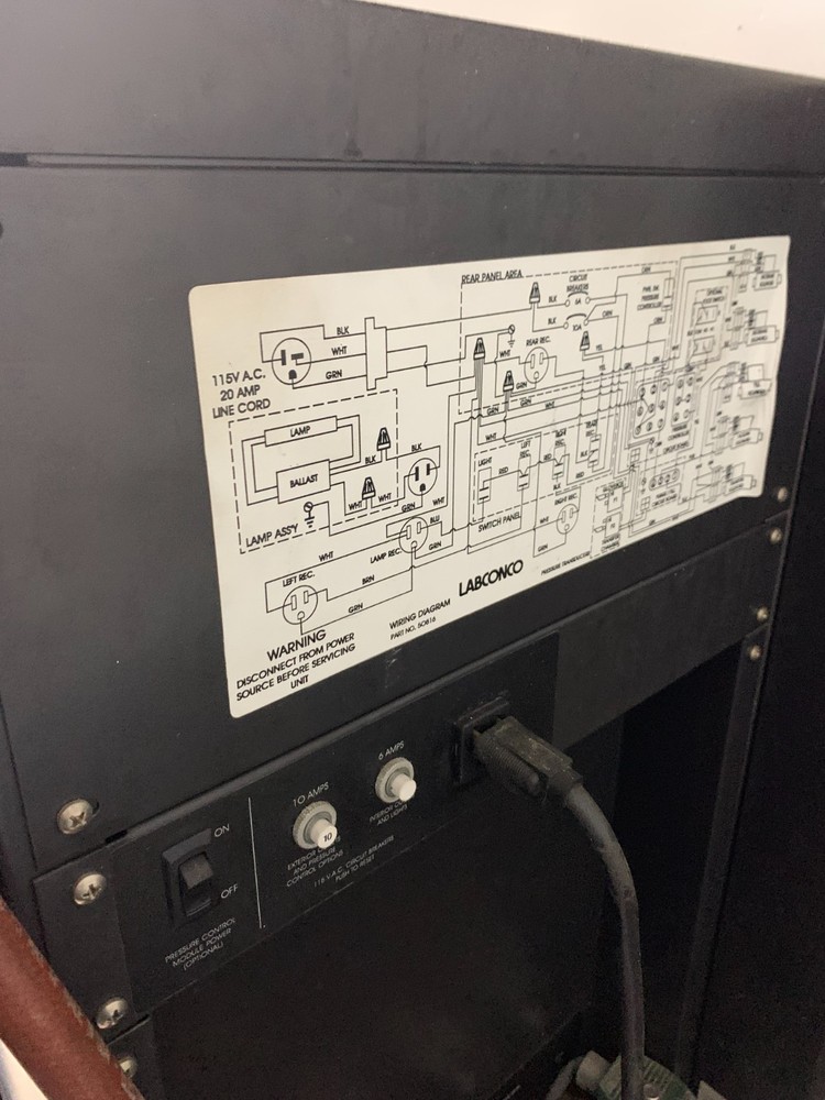 Labconco Controlled Atmosphere Glove Box Model 5080100