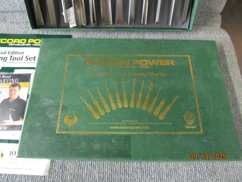 Record Power 12pc Carving Chisel Set RPCV12A