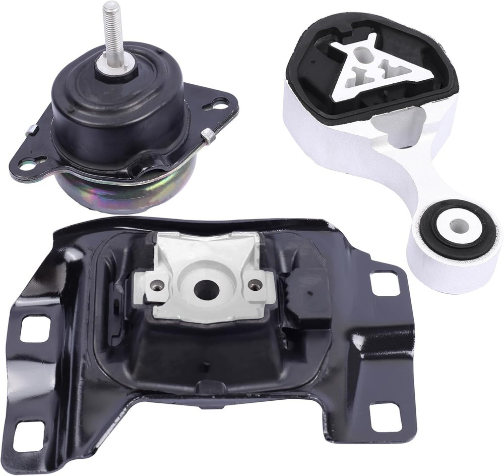 Engine Motor and Transmission Mount Kit Compatible with 2016-2019 Ford Explor...