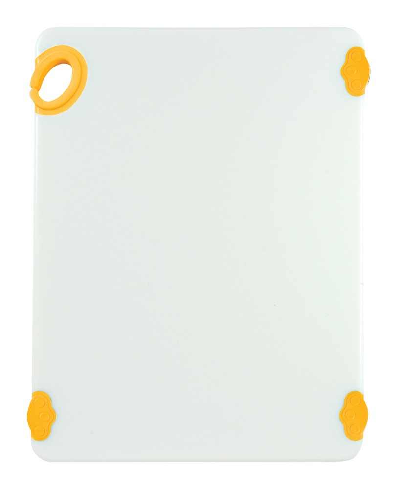 Cutting Board with Hook,15"x20"x1/2",Yellow (6 Each)