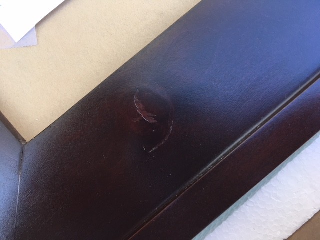 recessed medicine cabinet w/ picture frame door, no mirror, white interior 14x18