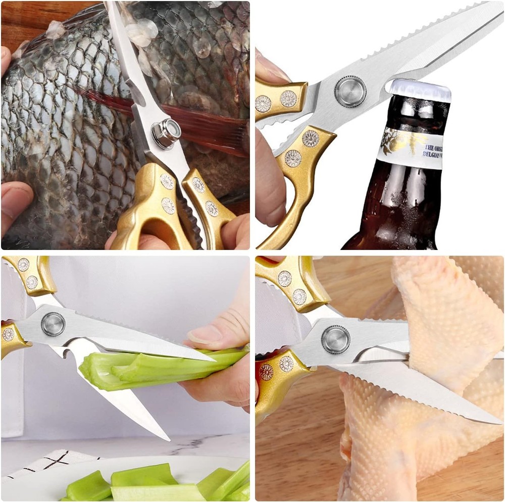Kitchen Scissors, Heavy Duty Sharp Shears Dishwasher Safe, Kitchen Accessories