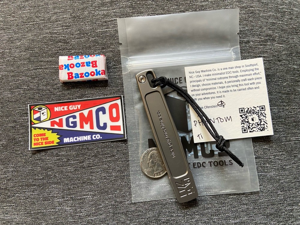 NEW! Nice Guy Machine Co. The Phanton Prybar