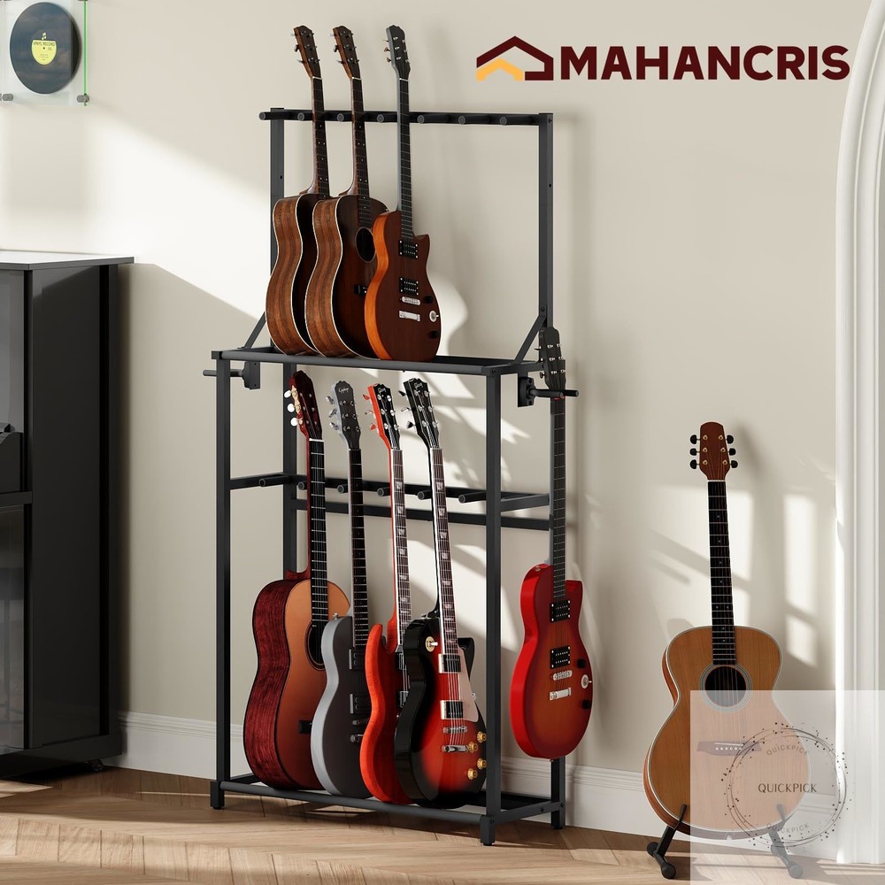 Guitar Stand, Multiple Guitar Rack Holder for Various Instruments, Multi-Instrum