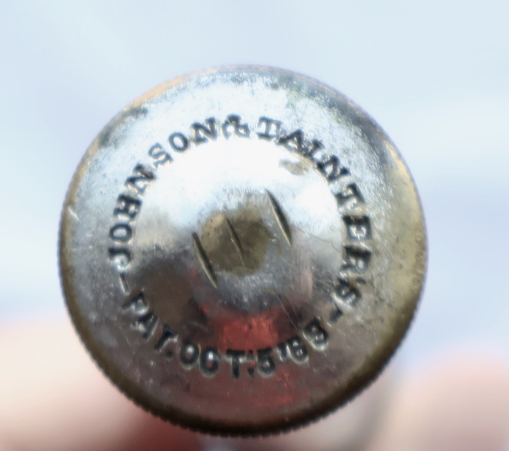 Johnson & Tainters Automatic Boring Tool - Push Drill + 4 Bits / Pat.1888 / MTT