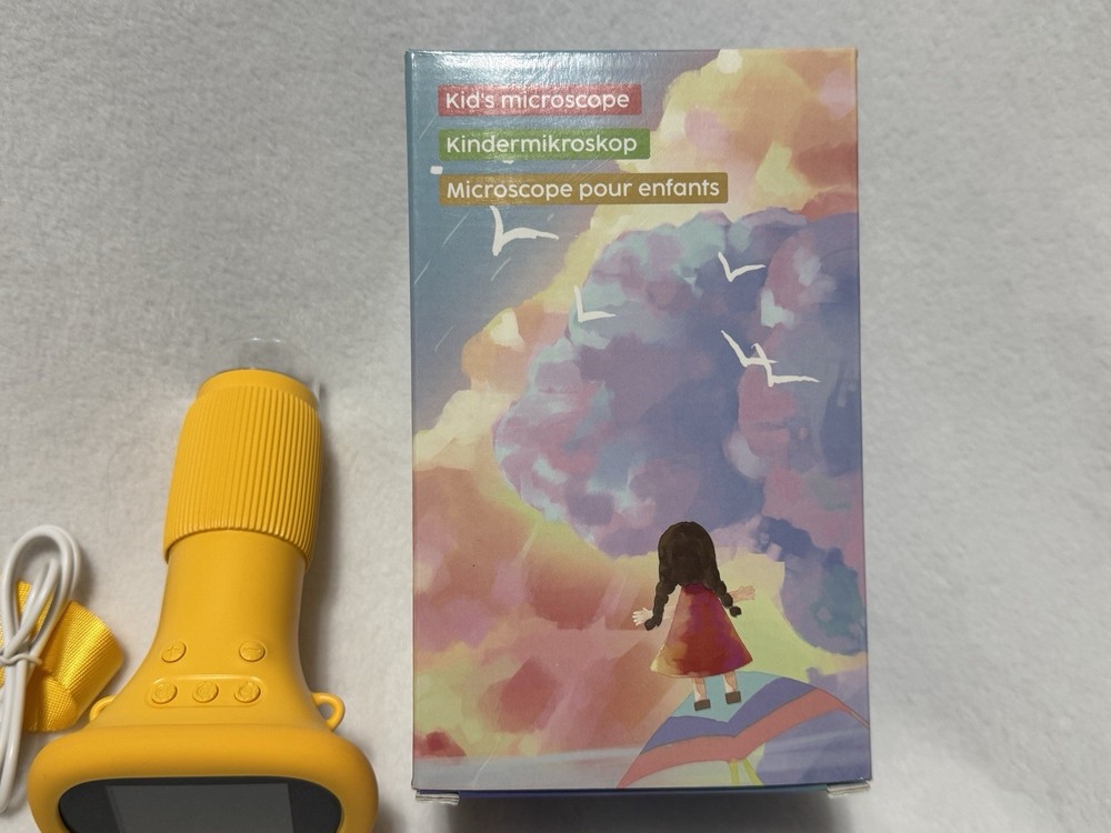 WORKING Kids Digital Microscope with Screen | Handheld STEM Toy | Rechargeable