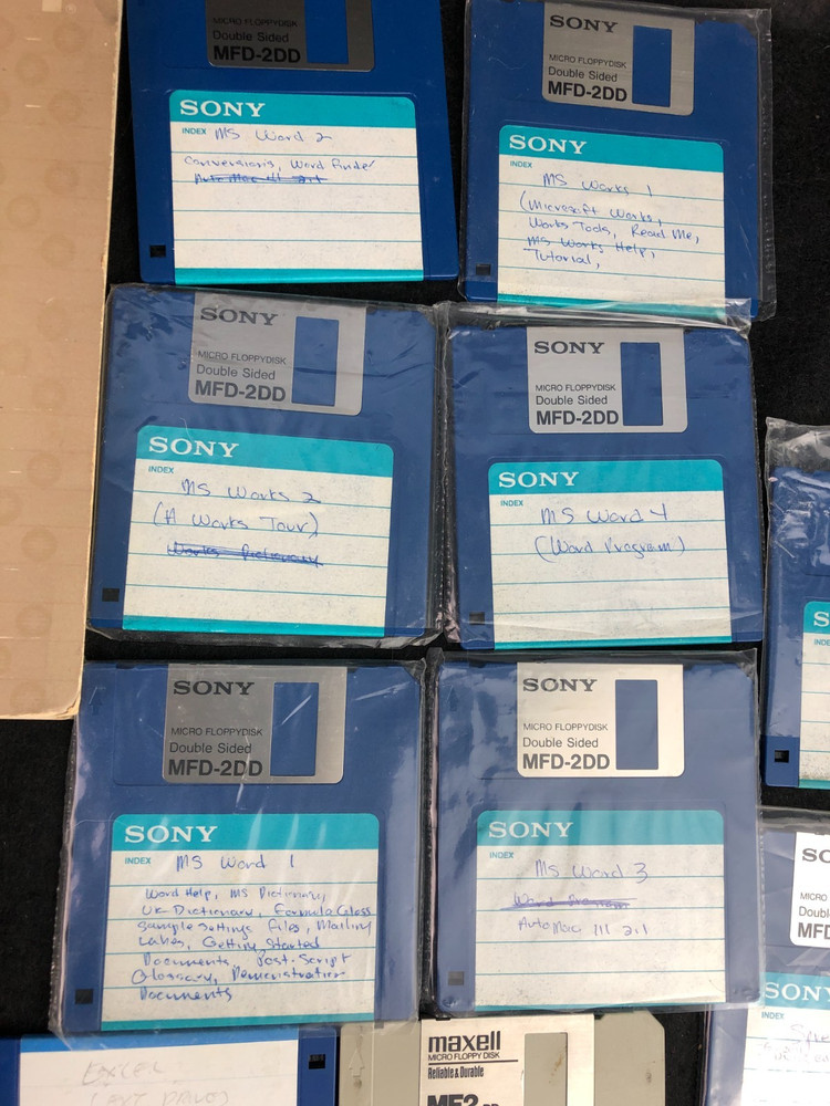 Vintage Macintosh Mircrosoft Multiplan Excel Basics Disks