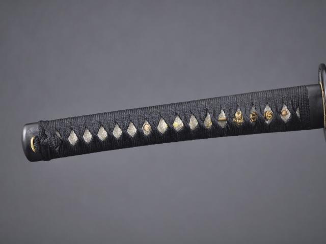 FULLY HAND FORGED CLAY TEMPER PRACTICAL BLACK WING KATANA SWORD