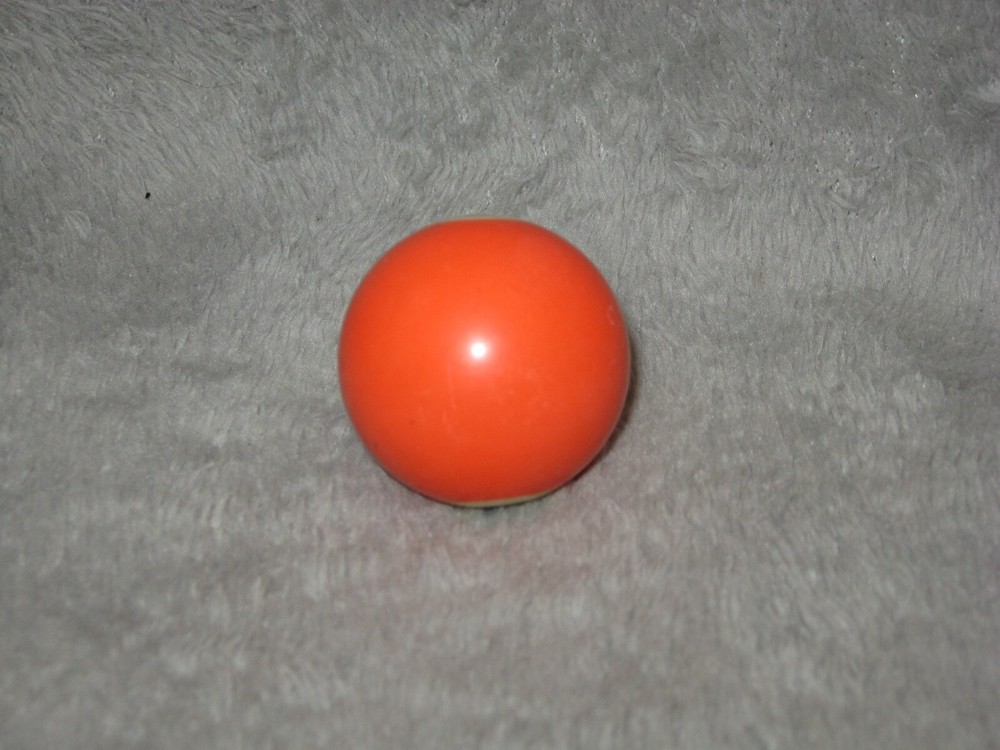 Mini Pool Ball #5 Orange Solid 1.5" Diameter Miniature Billiard Replacement