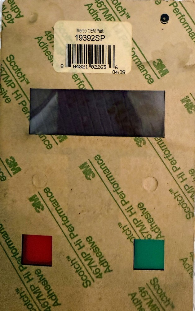 NOS LINCOLN CONTROL PANEL OVERLAY 19392SP