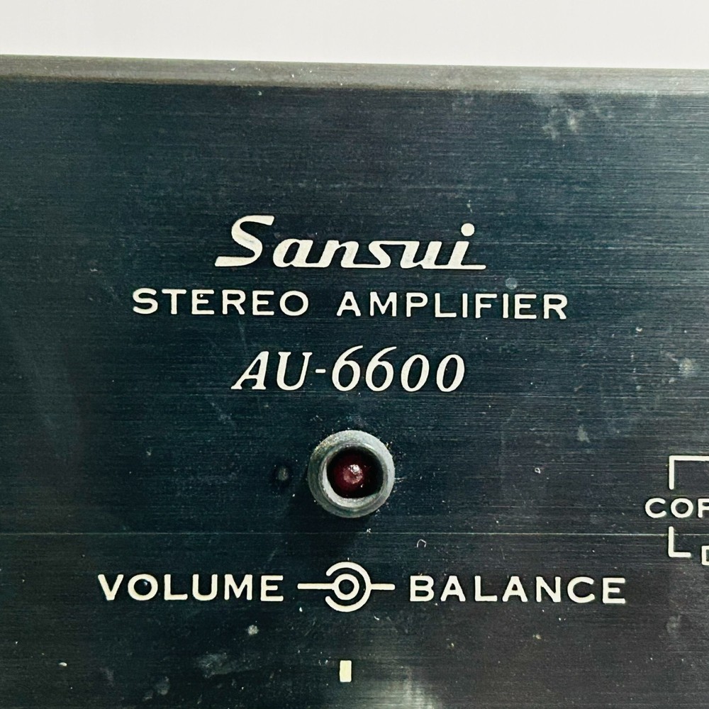 Sansui Model AU-6600 Stereo Receiver