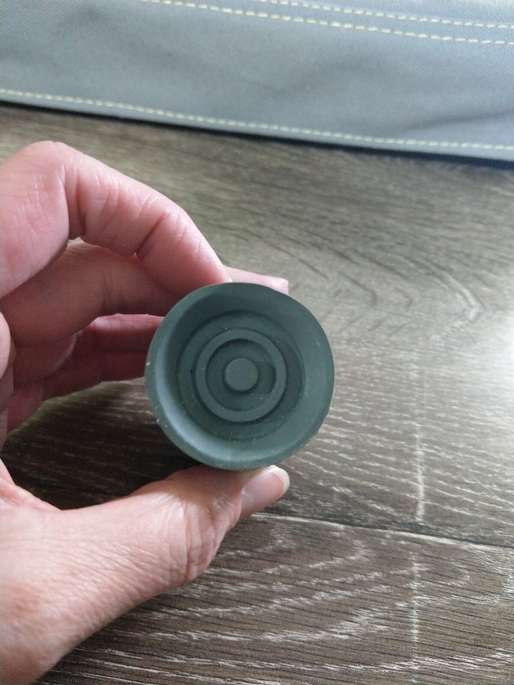 Crutch Replacement Tip 7/8. Gray. New