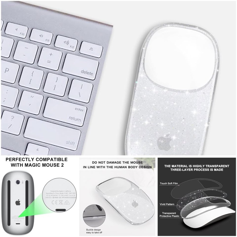 3 B Belk Plastic Hard Case Covers for Apple Magic Mouse 2