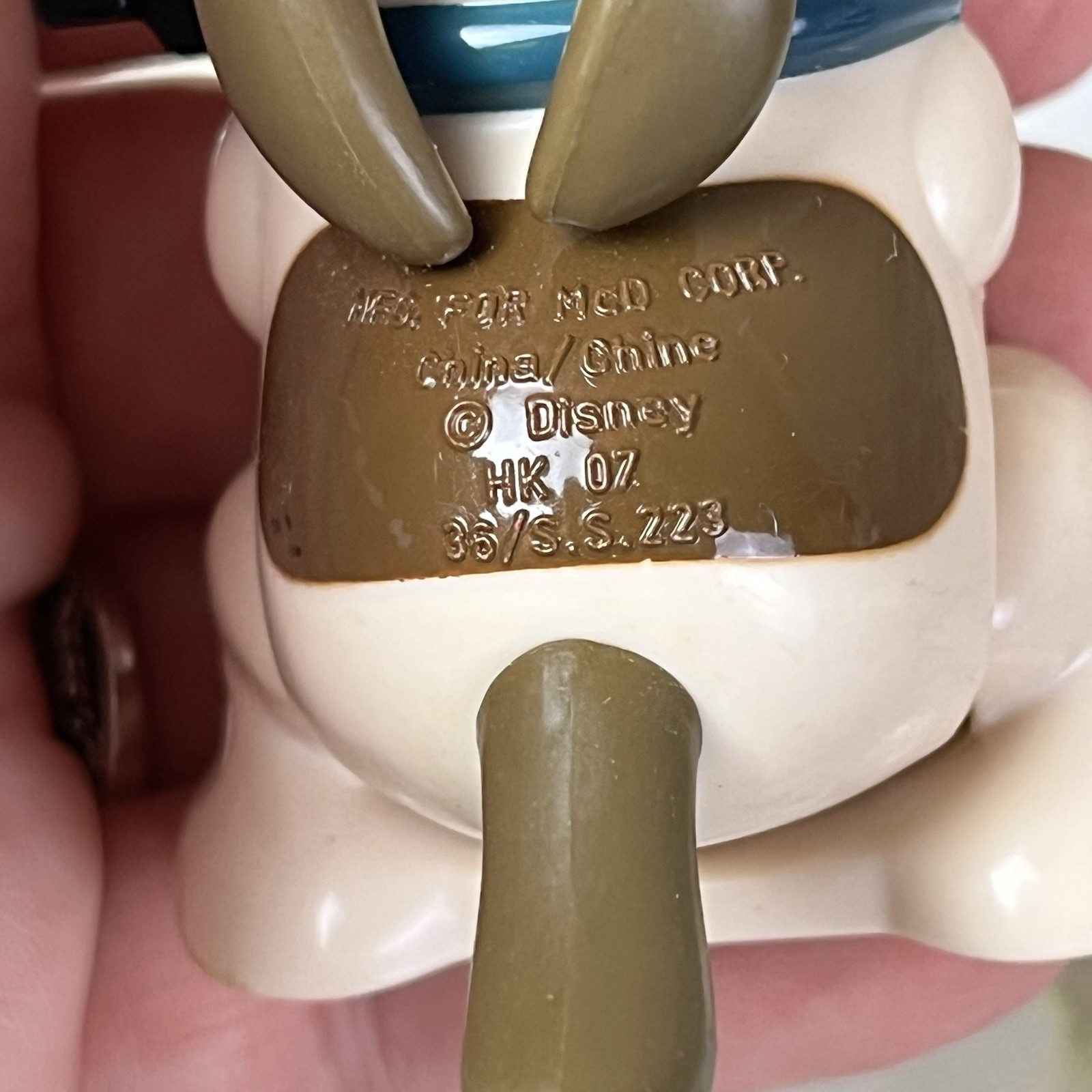 Vintage Disney Flipping Dog Wind Up McDonald’s Happy Meal Toy Plastic Works