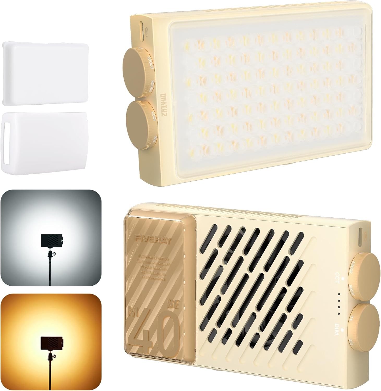 Zhiyun M40 SE Combo 40W 2700K-8500K Pocket LED Video Light Photography Light