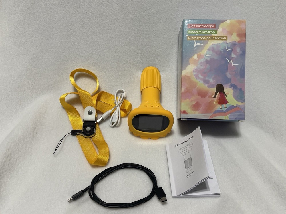 WORKING Kids Digital Microscope with Screen | Handheld STEM Toy | Rechargeable