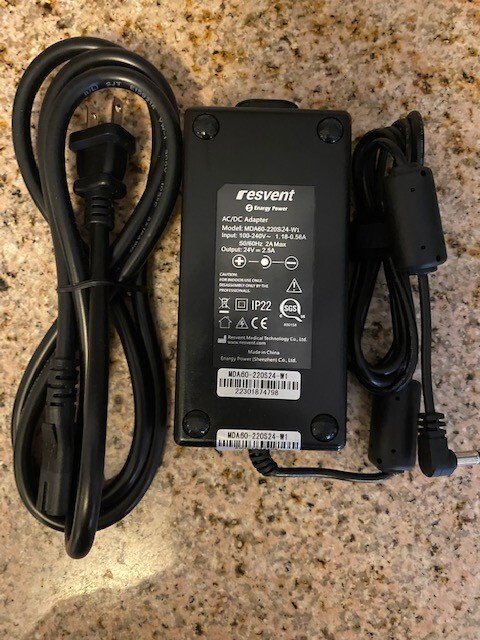 Resvent CPAP Power Supply